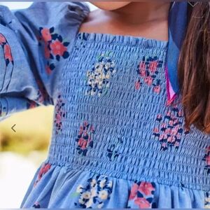 Janie and Jack Girls Smocked Dress